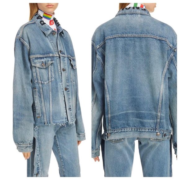 (Sold) Balenciaga Cut Waistband Jacket US 10/FR42 - Picture 6 of 16